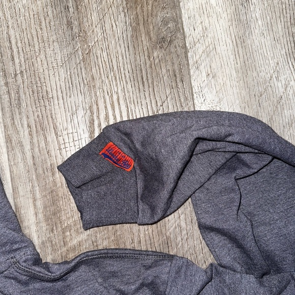 London King UK England flag gray thick well made grey hoodie EUC 2XL - Picture 4 of 6